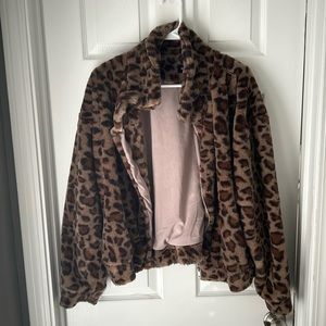 Kittenish Leopard Print Jacket